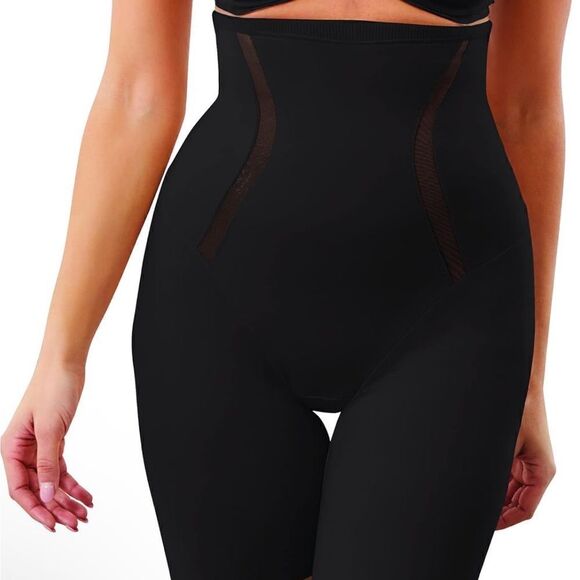 Maidenform Womens Black High Waist Thigh Slimmer Shapewear Medium. EUC - Picture 1 of 9